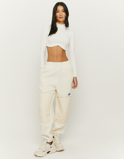 Faux Fur High Waist Joggers | TALLY WEiJL