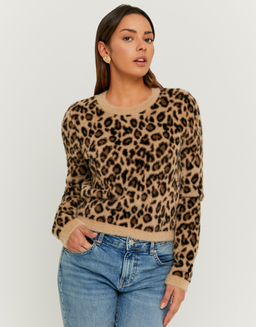 Leo Print Knit Jumper | TALLY WEiJL