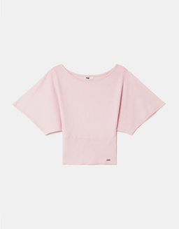 Rosa Top mit U Boot Ausschnitt | TALLY WEiJL