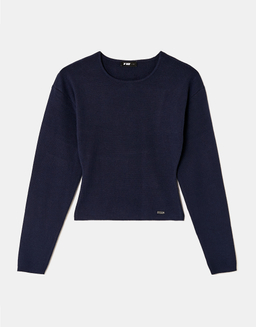 Blauer Strickpullover | TALLY WEiJL