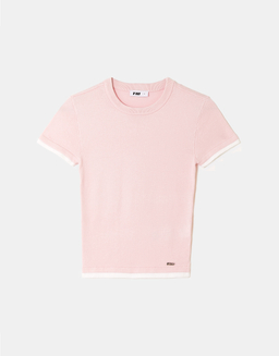 T-Shirt Court Rose | TALLY WEiJL