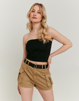 High-Waist-Cargo-Shorts | TALLY WEiJL