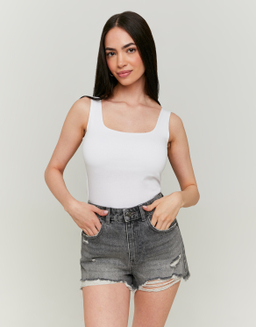 High Waist Mom Shorts | TALLY WEiJL