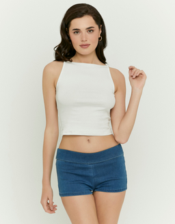Blue Denim Mini Shorts | TALLY WEiJL