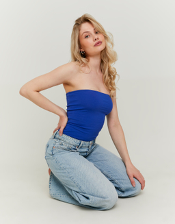 Top a fascia basic blu | TALLY WEiJL