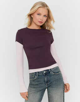 Lila Basic T Shirt | TALLY WEiJL
