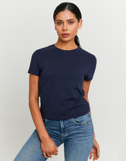 Blue Basic T-shirt | TALLY WEiJL