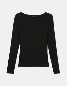 Black Basic T-Shirt | TALLY WEiJL
