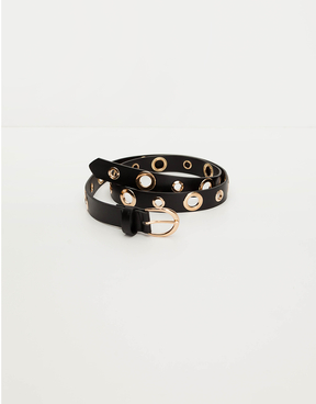 Eyelet Skinny Belt | TALLY WEiJL