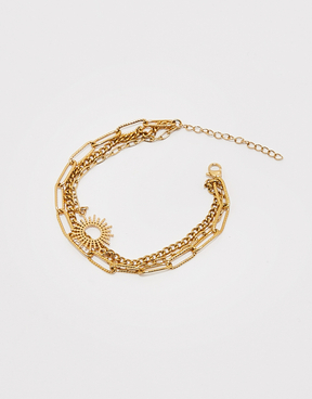 Set 3 bracciali a catena dorati | TALLY WEiJL