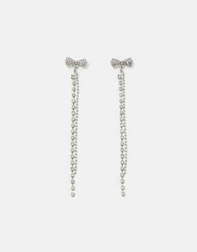 Schleifenförmige Ohrringe mit Strasssteinen | TALLY WEiJL