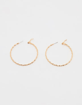 Golden Hoops Earrings | TALLY WEiJL