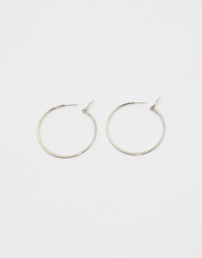 Orecchini a cerchio sottili argento | TALLY WEiJL