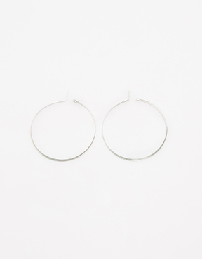 Orecchini a cerchio medi argento | TALLY WEiJL