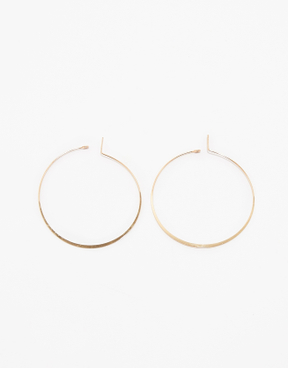 Orecchini a cerchio medi dorati | TALLY WEiJL
