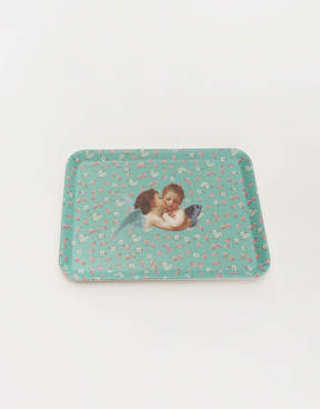 Tablett aus Bambus mit Engel-Aufdruck | TALLY WEiJL