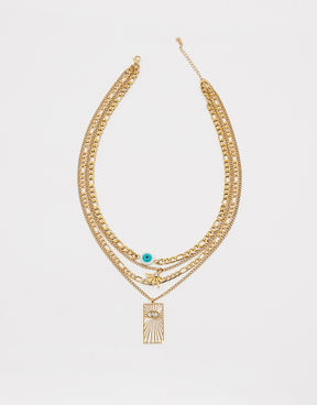 Set 4 collane dorate | TALLY WEiJL