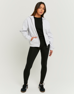 Legging Taille Haute Basique Noir | TALLY WEiJL