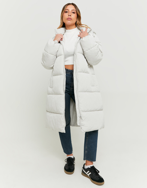 Long Padded Jacket with Hood | TALLY WEiJL