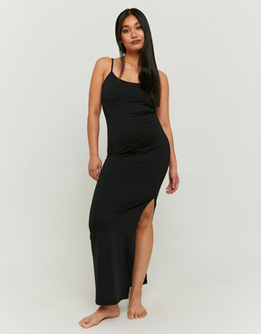 Robe Longue Noire Moulante | TALLY WEiJL