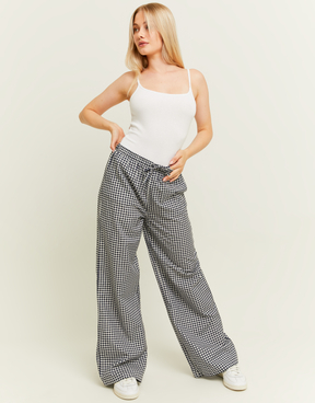 Karierte Pyjama-Style Hose | TALLY WEiJL