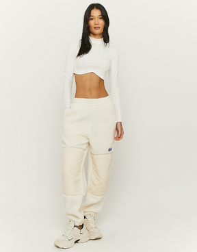Faux Fur High Waist Joggers | TALLY WEiJL