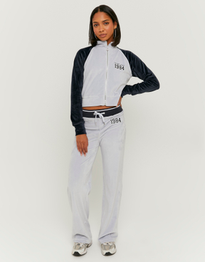 Blue Velvet Jogger | TALLY WEiJL