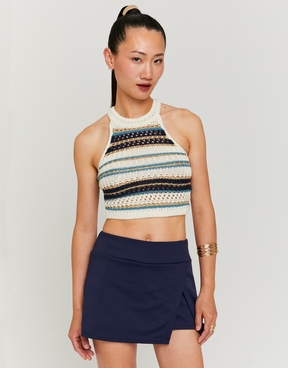 Mini Gonna in Felpa con Nodo | TALLY WEiJL