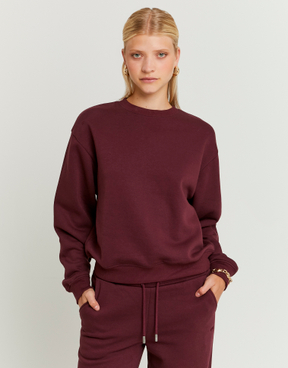 Felpa Borgogna Basica | TALLY WEiJL