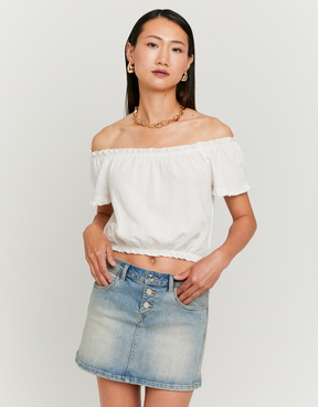 Crop Top Estivo Bianco | TALLY WEiJL