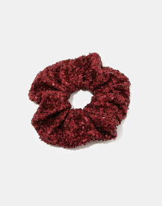 Scrunchie Bordeaux con Paillettes | TALLY WEiJL