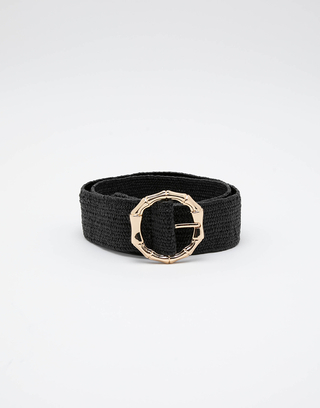 Ceinture Noir en Raphia | TALLY WEiJL