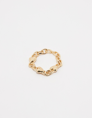 Bracelet Chaîne Dorée avec Cœurs | TALLY WEiJL