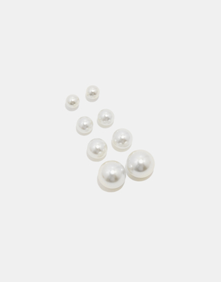 Set of 4 Pearls Earrings | TALLY WEiJL