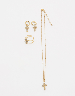 Parure Boucles d'Oreilles, Collier et Bague | TALLY WEiJL