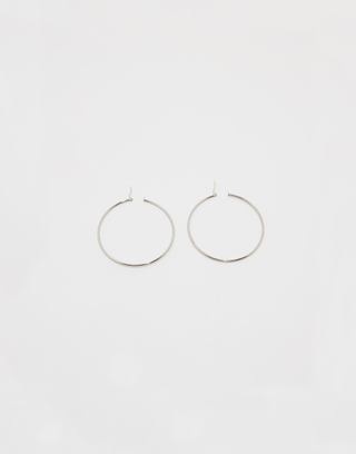 Maxi orecchini a cerchio argento | TALLY WEiJL