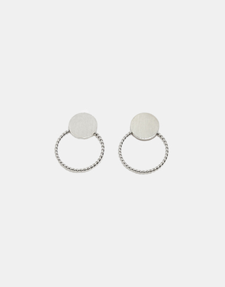 Silver Hoops Earrings | TALLY WEiJL
