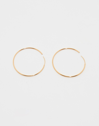 Golden Small Hoops Earrings | TALLY WEiJL