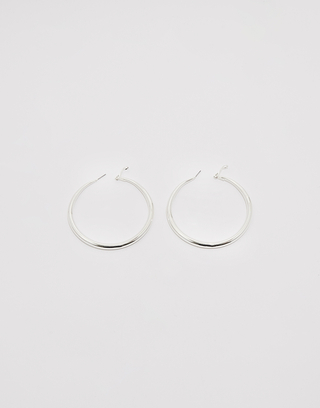 Silver Big Hoops Earrings | TALLY WEiJL