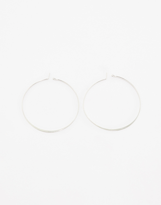 Silver Big Hoops Earrings | TALLY WEiJL