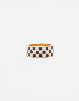 Checkerboard Chunky Ring | TALLY WEiJL