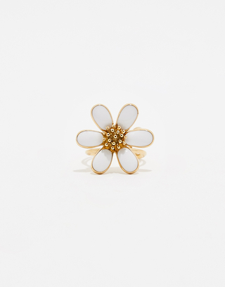 White Flower Ring | TALLY WEiJL