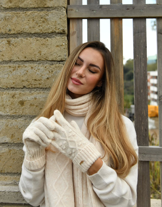 Beige Gloves | TALLY WEiJL
