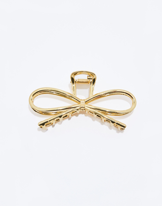 Golden Bow Hair Claw | TALLY WEiJL