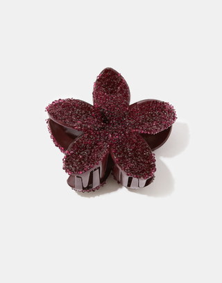 Burgunder Blumenhaarspange | TALLY WEiJL