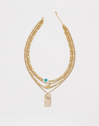 4er-Pack goldene Halsketten | TALLY WEiJL
