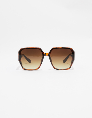 Grandes Lunettes de Soleil Brunes | TALLY WEiJL