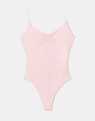 Rosa Figurbetonter Body | TALLY WEiJL