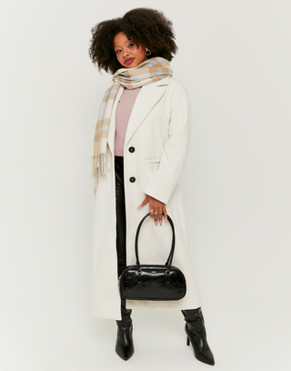Weisser Oversize Mantel | TALLY WEiJL