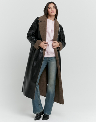 Black Long Coat | TALLY WEiJL
